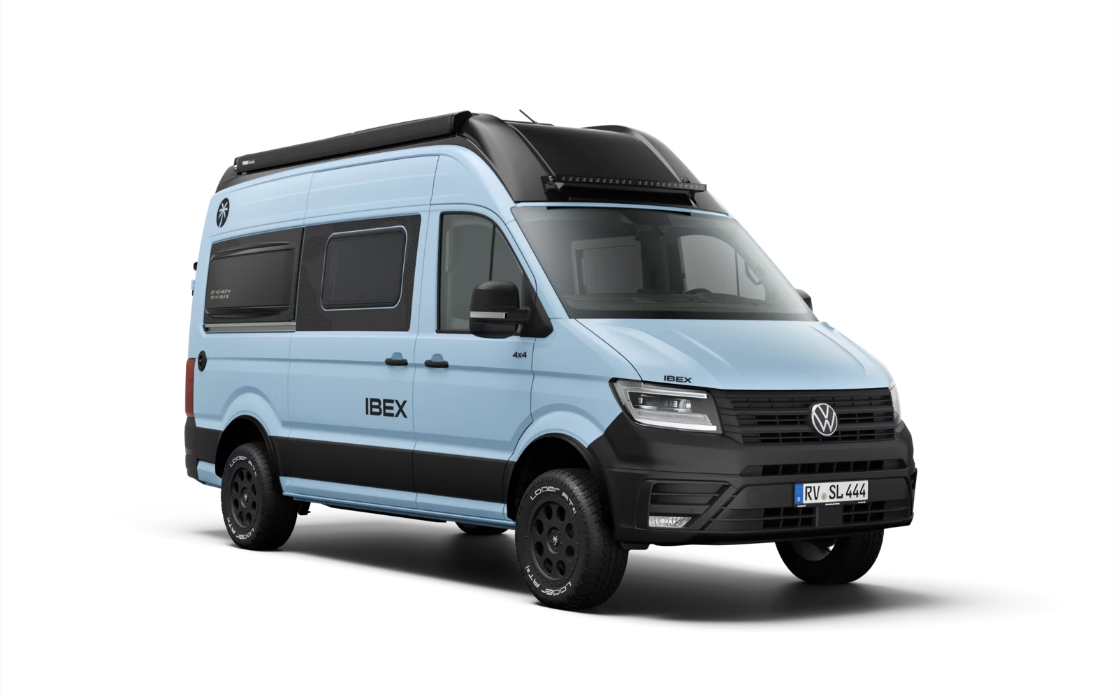 Sunlight IBEX 604D 4x4 en color Ice Blue